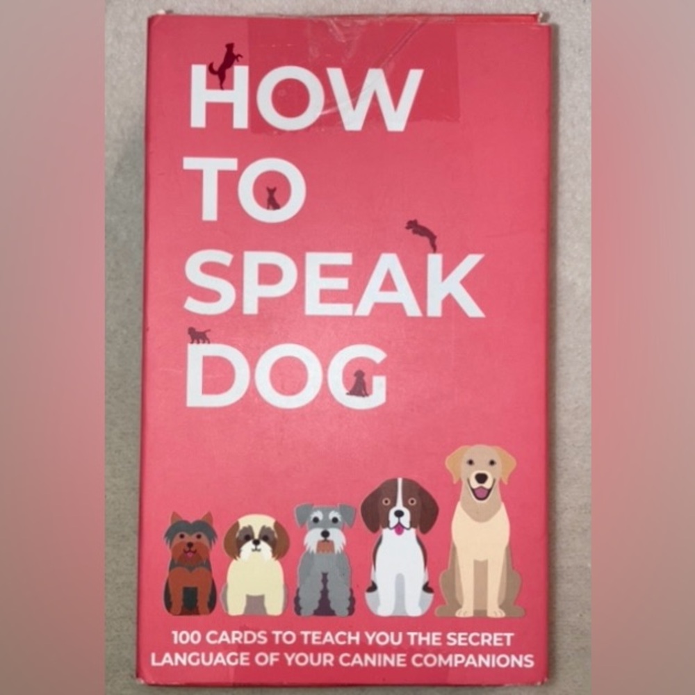 FUN dog lovers training cards includes how to speak dog and bark out loud jokes - Picture 5 of 7